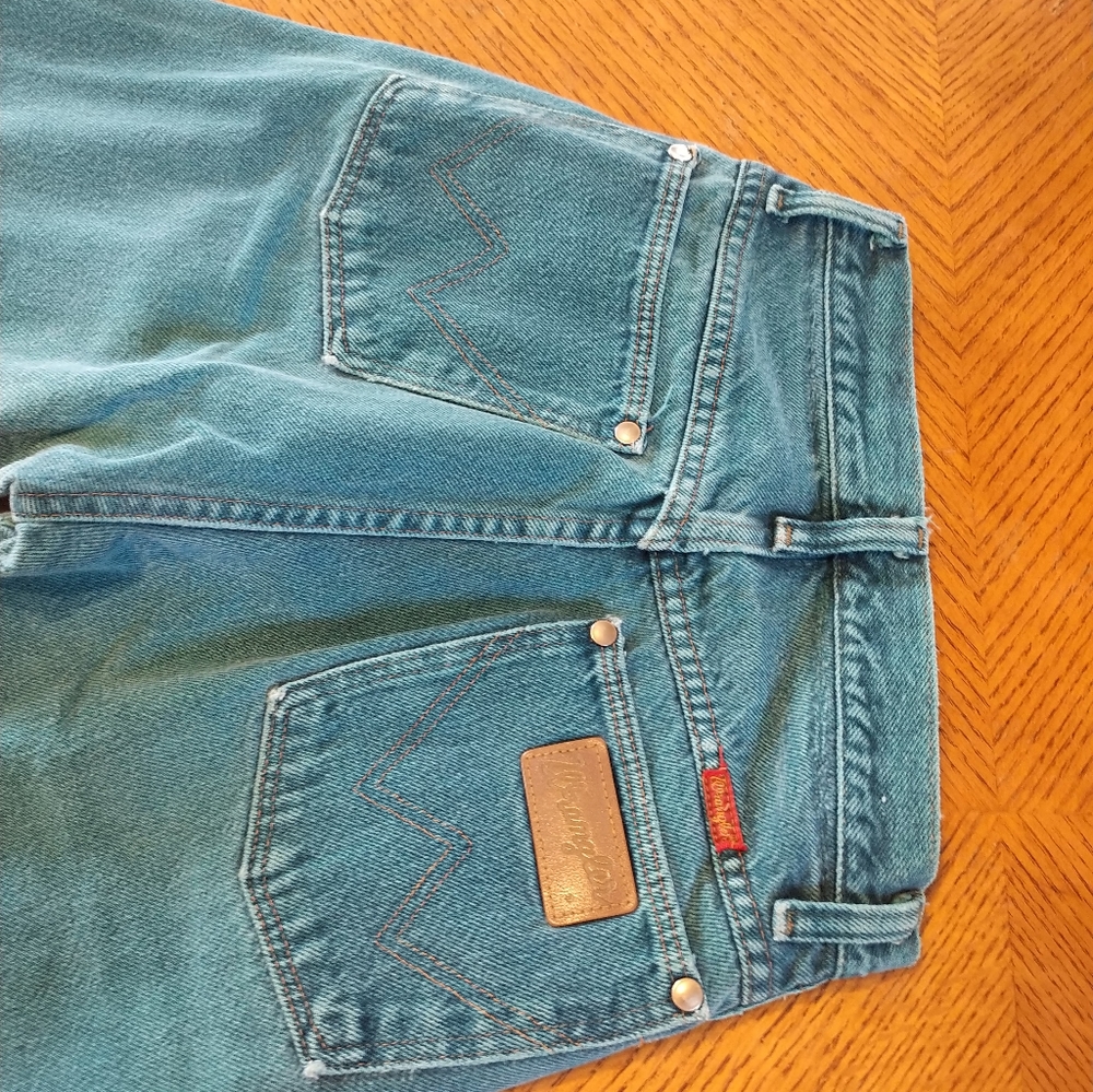 VINTAGE TURQUOISE WRANGLERS